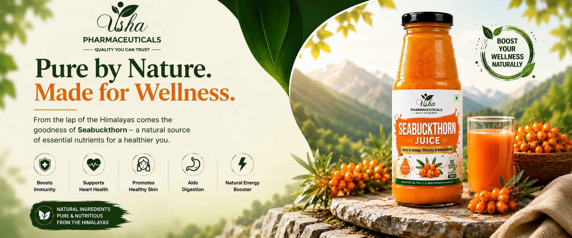 Seabuckthorn Juice | Usha Pharmaceuticals